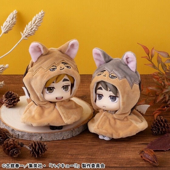 PRE-ORDER : Rukappu Poncho Haikyu!! Tsumukitsune/Samukitsune
