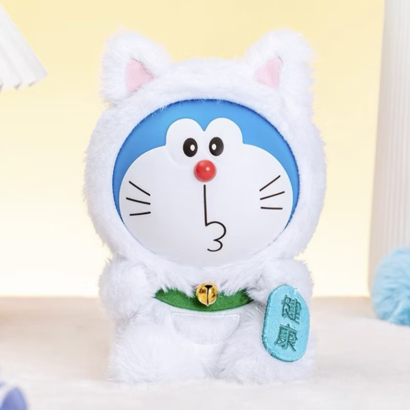 ตุ๊กตาโดเรม่อนกวัก ลิขสิทธิ์แท้ ได้ 1ตัว - Doraemon Doll V1 Wishing Lucky Cat Series by LDCX
