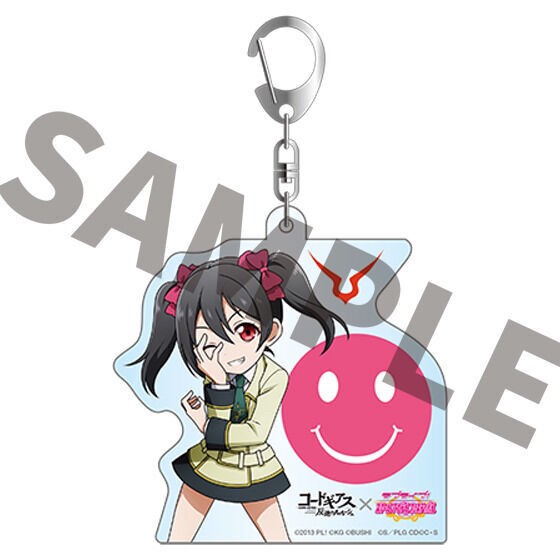 PRE-ORDER : "Love Live! School Idol Festival" x "Code Geass: Lelouch of Rebellion" Collaboration μ's Acrylic Keychain