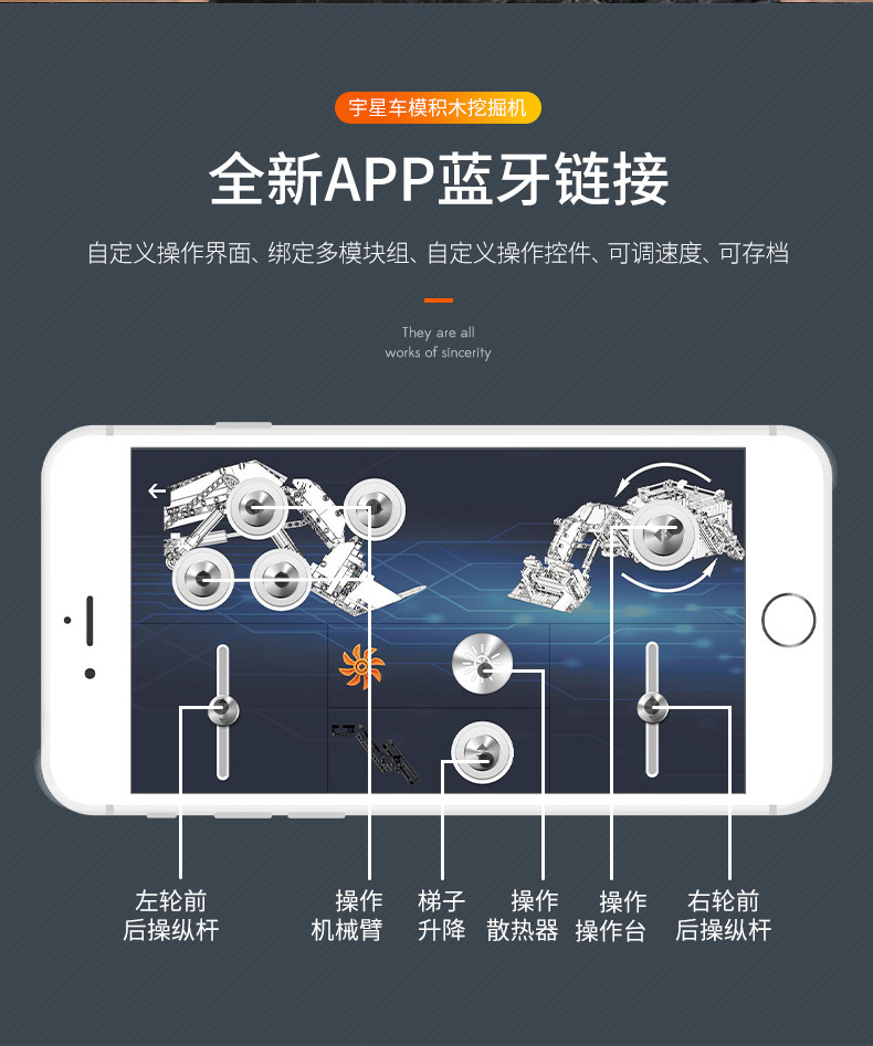 Mould King 13130 excavator 4062pcs