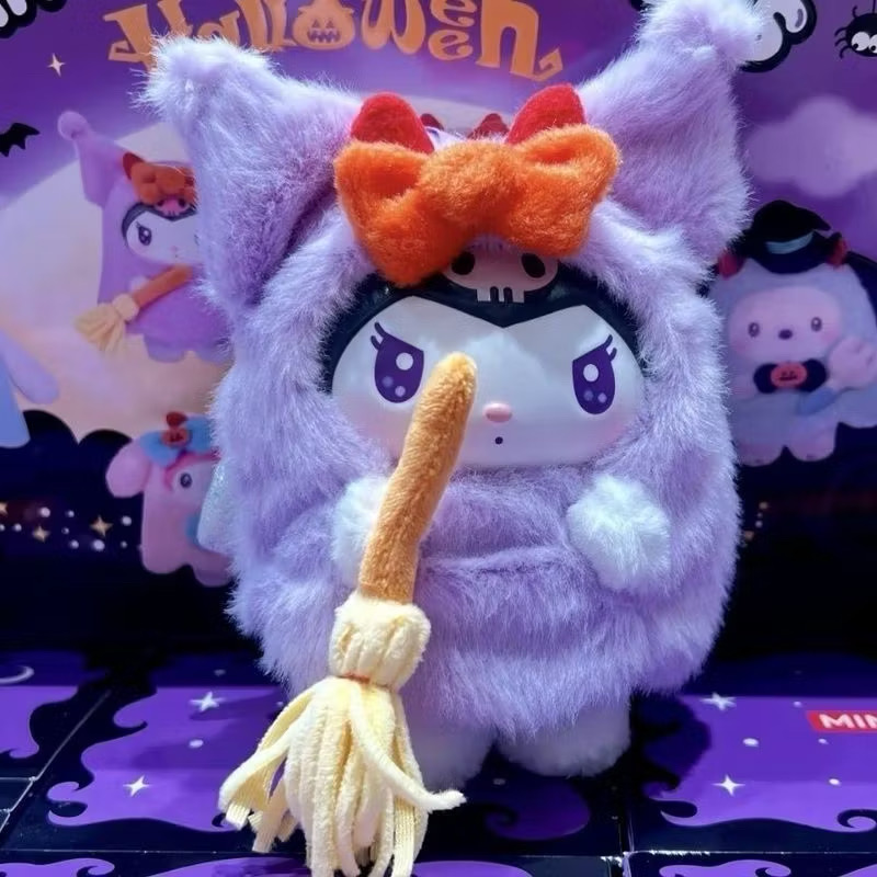 ตุ๊กตาพวงกุญแจ Sanrio - Halloween Candy Carnival Night Series Vinyl Plush Pendant Keychain by Miniso