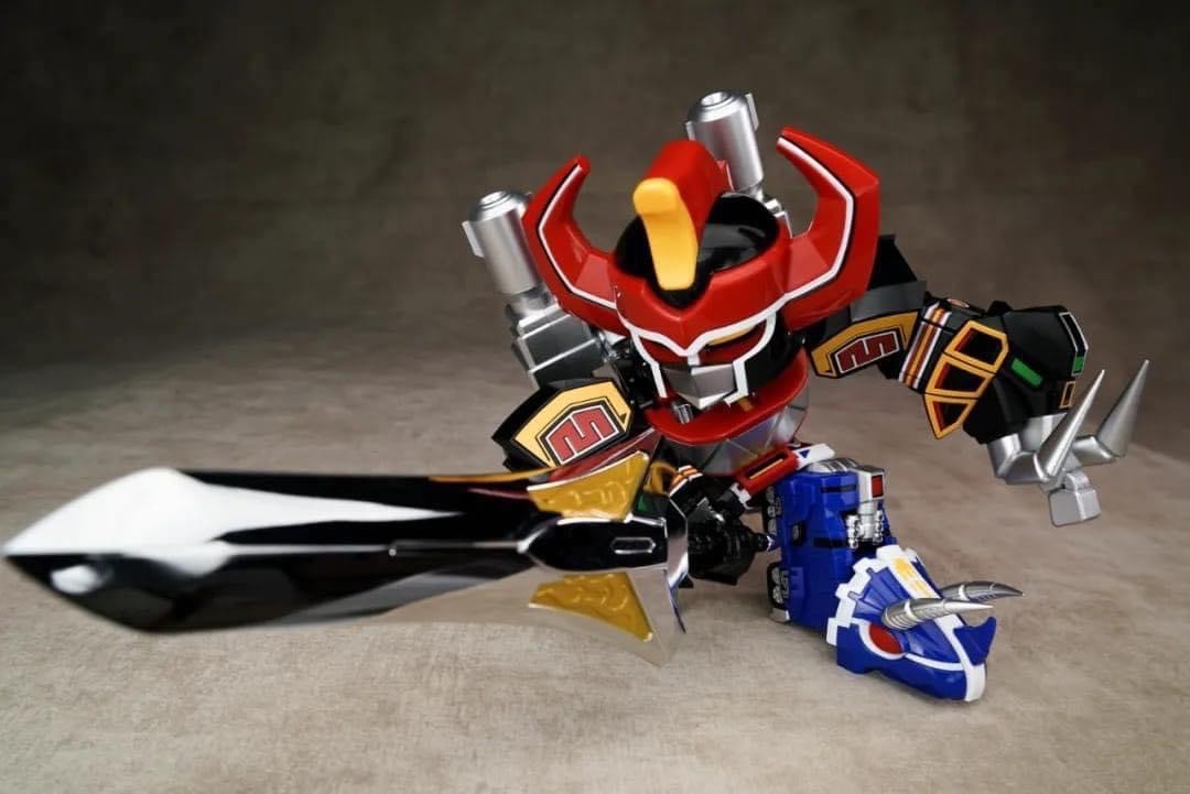 Kyoryu Sentai Zyuranger : MIGHTY DEFORMED Series 01 Daizyujin Dino Megazord by Action Toys