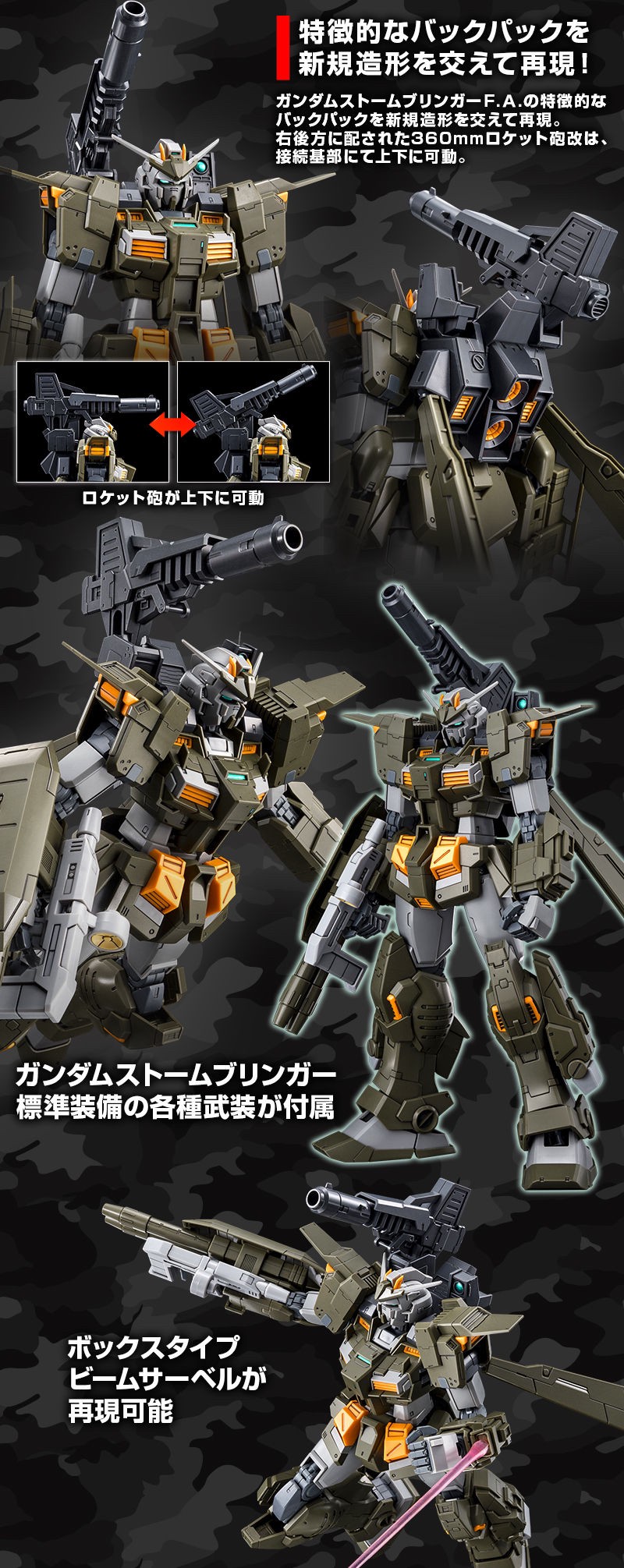PRE-ORDER : MG 1/100 Gundam Storm Bringer FA (Fatal Ash) / GM Turbulence [Resale]