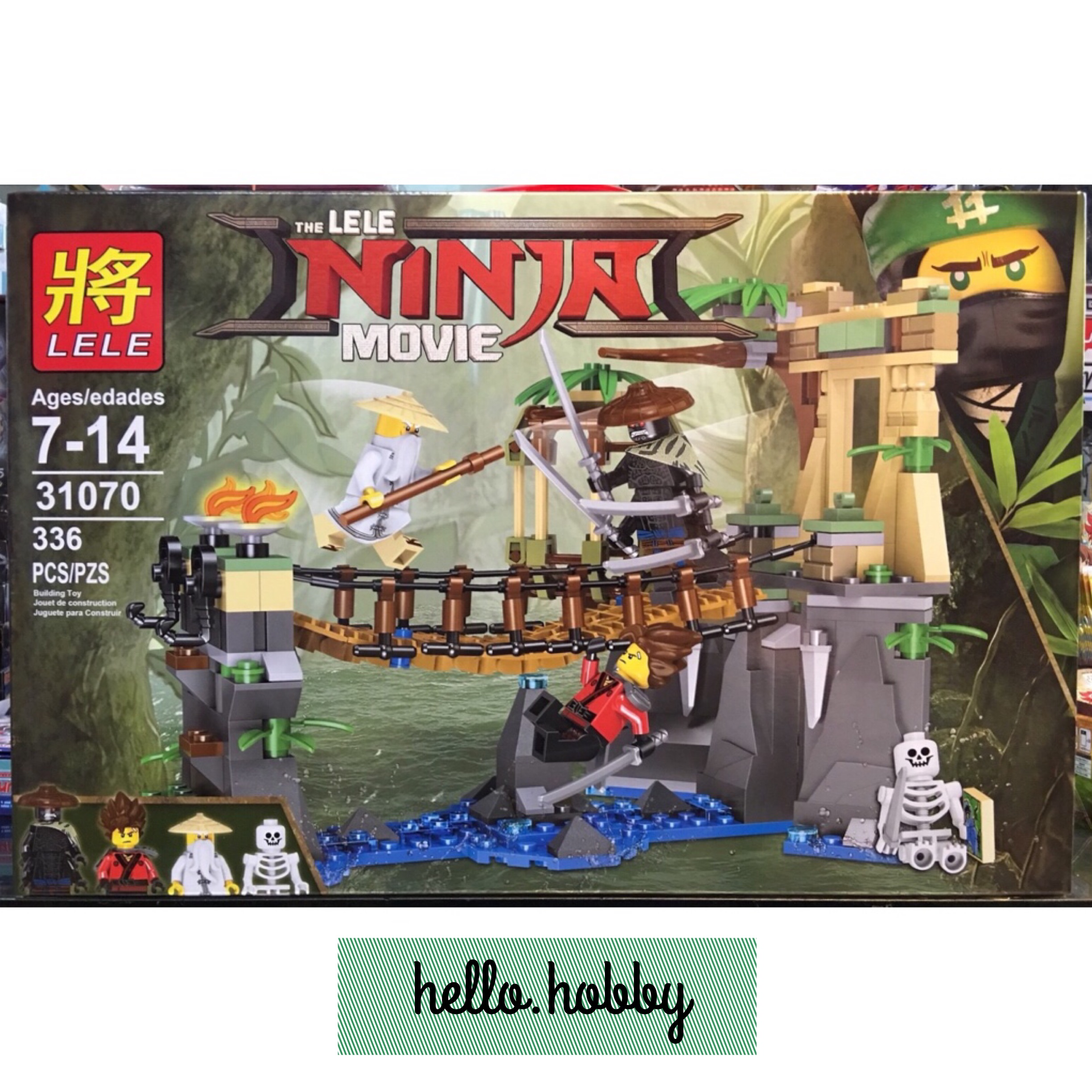 Lele 31070 Ninjago Master Falls 336pcs