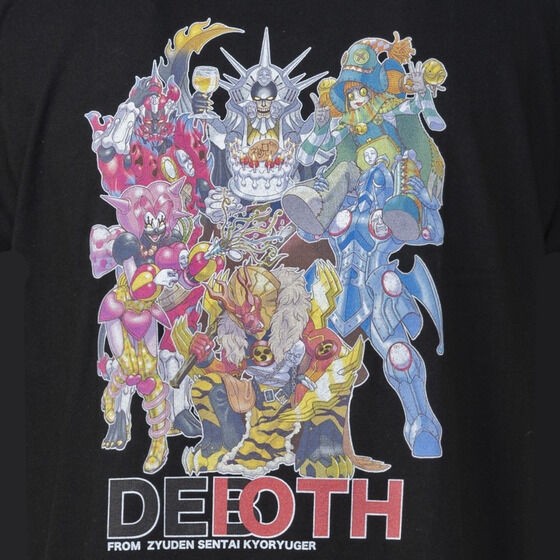 PRE-ORDER : K-Suke Design Zyuden Sentai Kyoryuger 10th Anniversary Deboth Army T-shirt