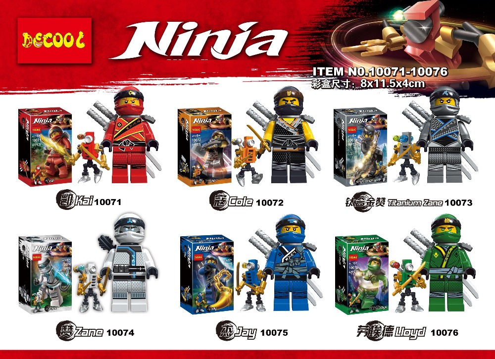 Decool 10071-10076 Ninjago