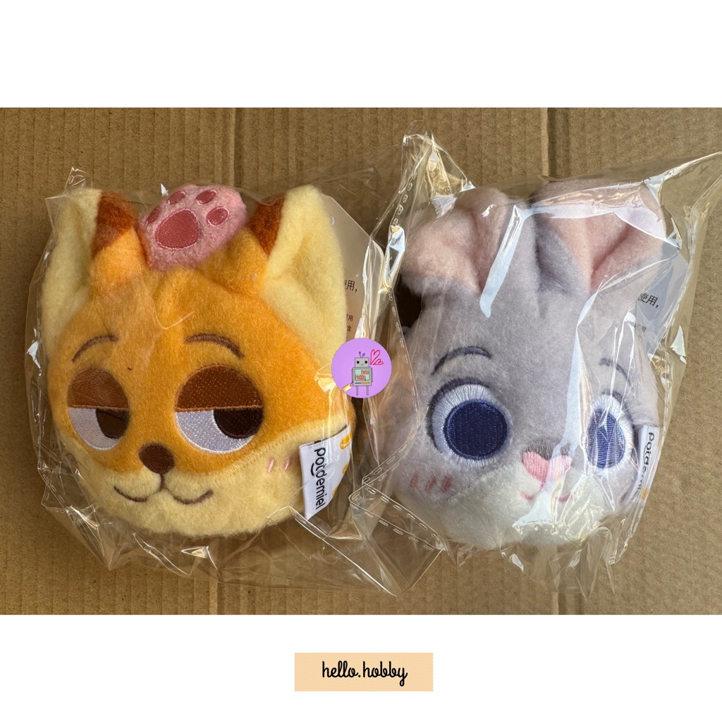 ตุ๊กตาพวงกุญแจ กระเป๋าใส่เหรียญ ลิขสิทธิ์แท้ - Disney - Zootopia Plush Pendant Coin Purse Keychain by Potdemiel