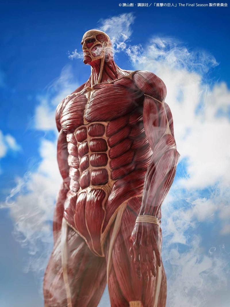 Pre-order : Mega Sofvi Attack on Titan Colossal Titan by Kaiyodo