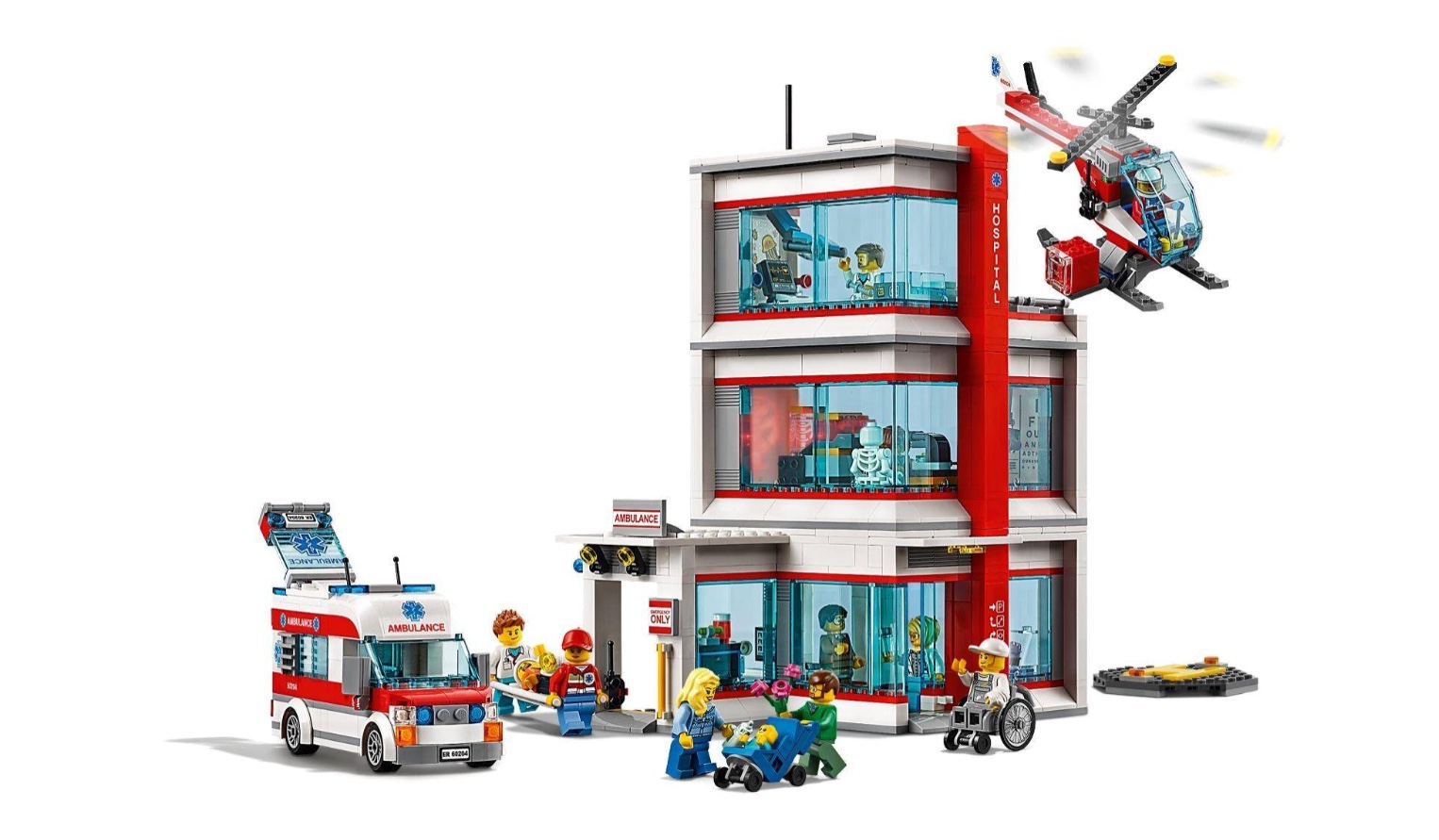 621087 City Hospital 964pcs