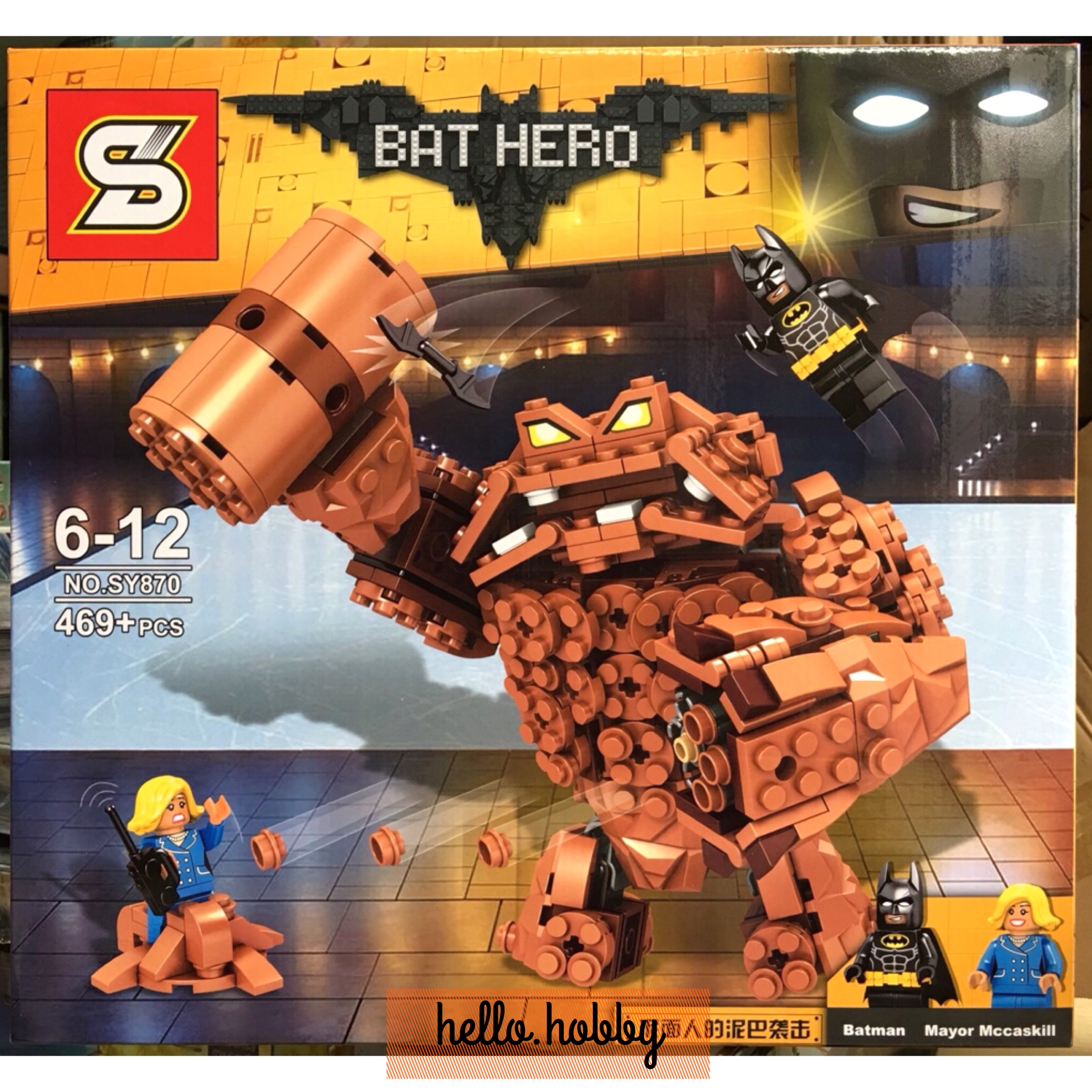 SY 870 Batman Clayface Splat Attack 469pcs