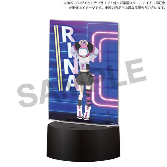 PRE-ORDER : Love Live! Nijigasaki High School Idol Club Purchasing Department LED Big Acrylic Stand Go Our Way! ~1st Grade~ (4 types in total)