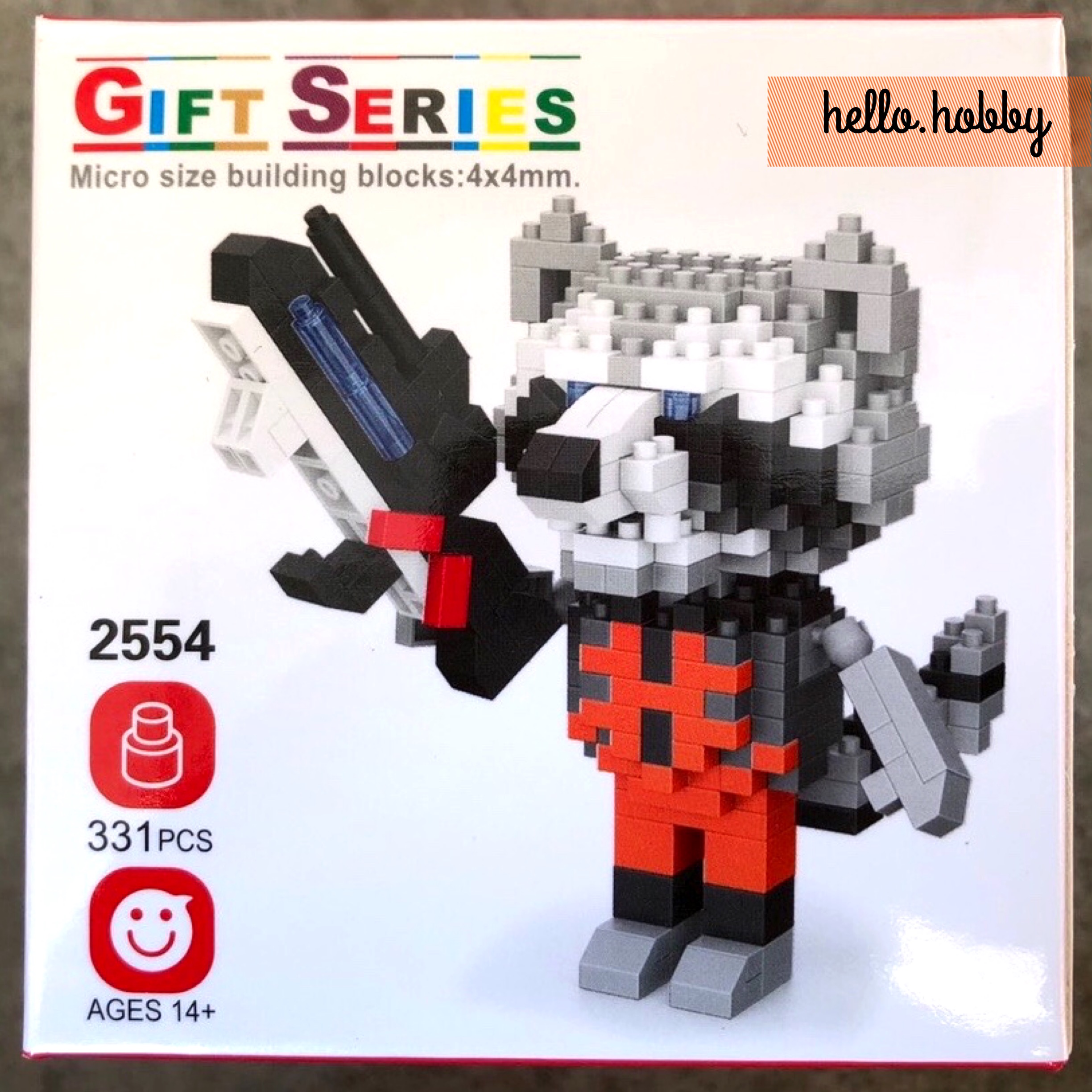Wise Hawk 2554 Avengers Rocket Raccoon 331pcs