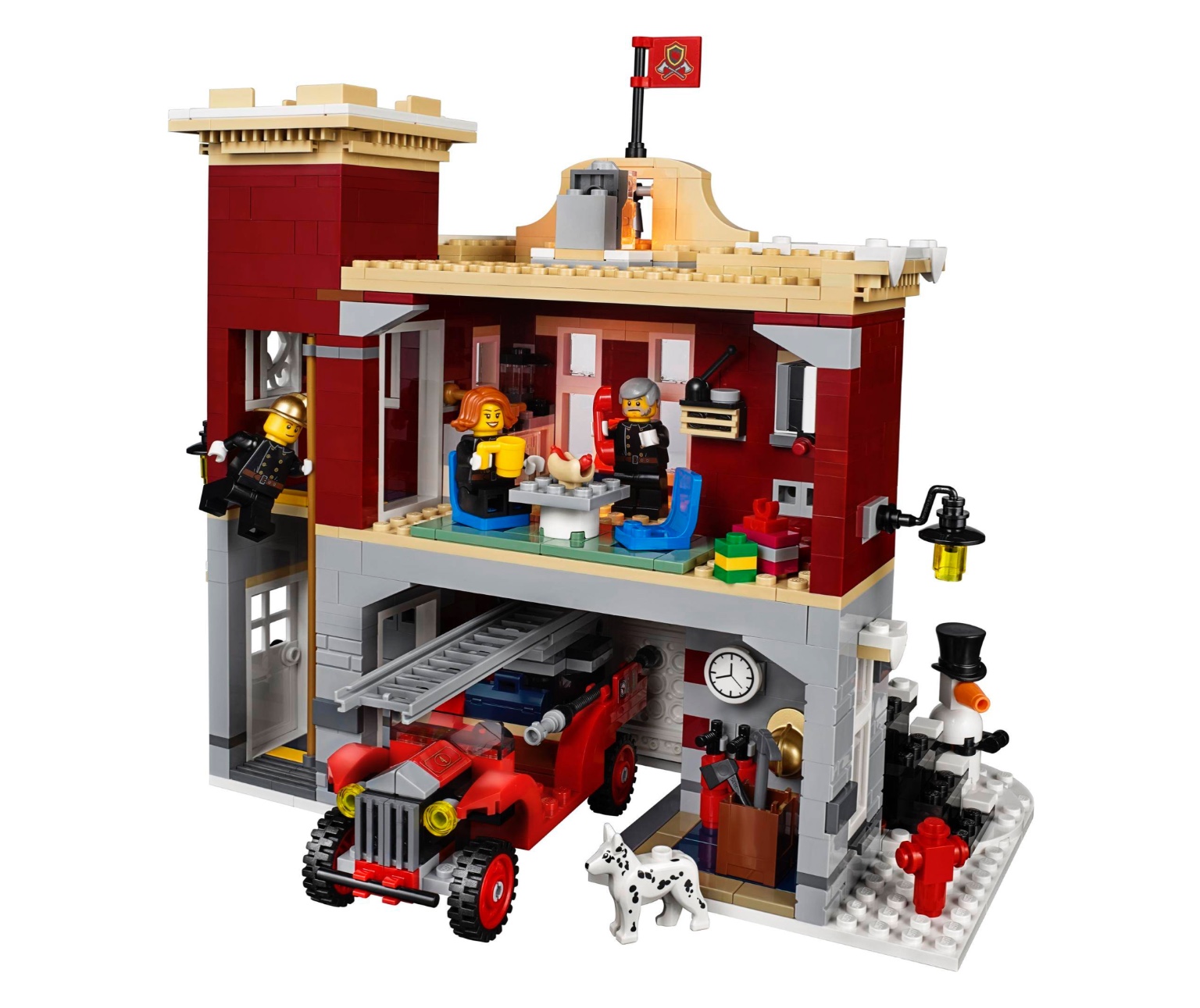 Lepin 36014 Winter Village Fire Station 1306pcs
