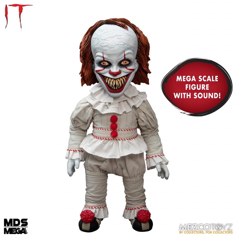 Pre-order : MDS MEGA SCALE IT: TALKING SINISTER PENNYWISE BY MEZCO TOYZ