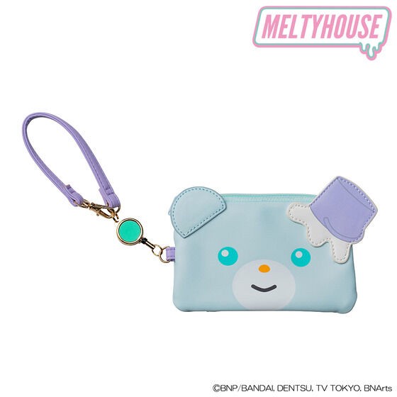 PRE-ORDER : MELTYHOUSE Coin Purse Pass Case with Reel (Snowman Meruli / Honeybee Meruli)