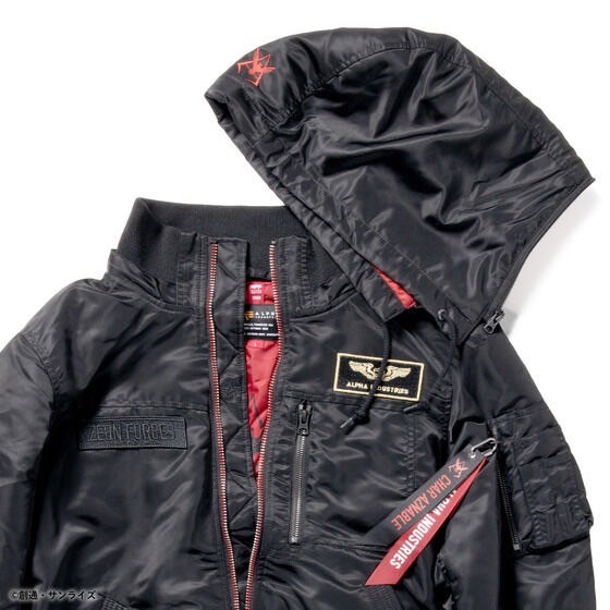 PRE-ORDER : STRICT-G ALPHA Hooded Rib Jacket "Mobile Suit Gundam"