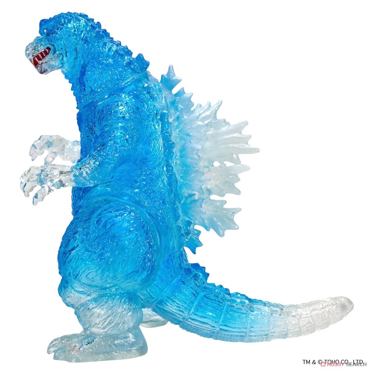 Godzilla - CCP Middle Size Series Godzilla EX Vol.3 Godzilla (2001) Clear Blue Ver. Soft Vinyl (Lot JP) by CCP