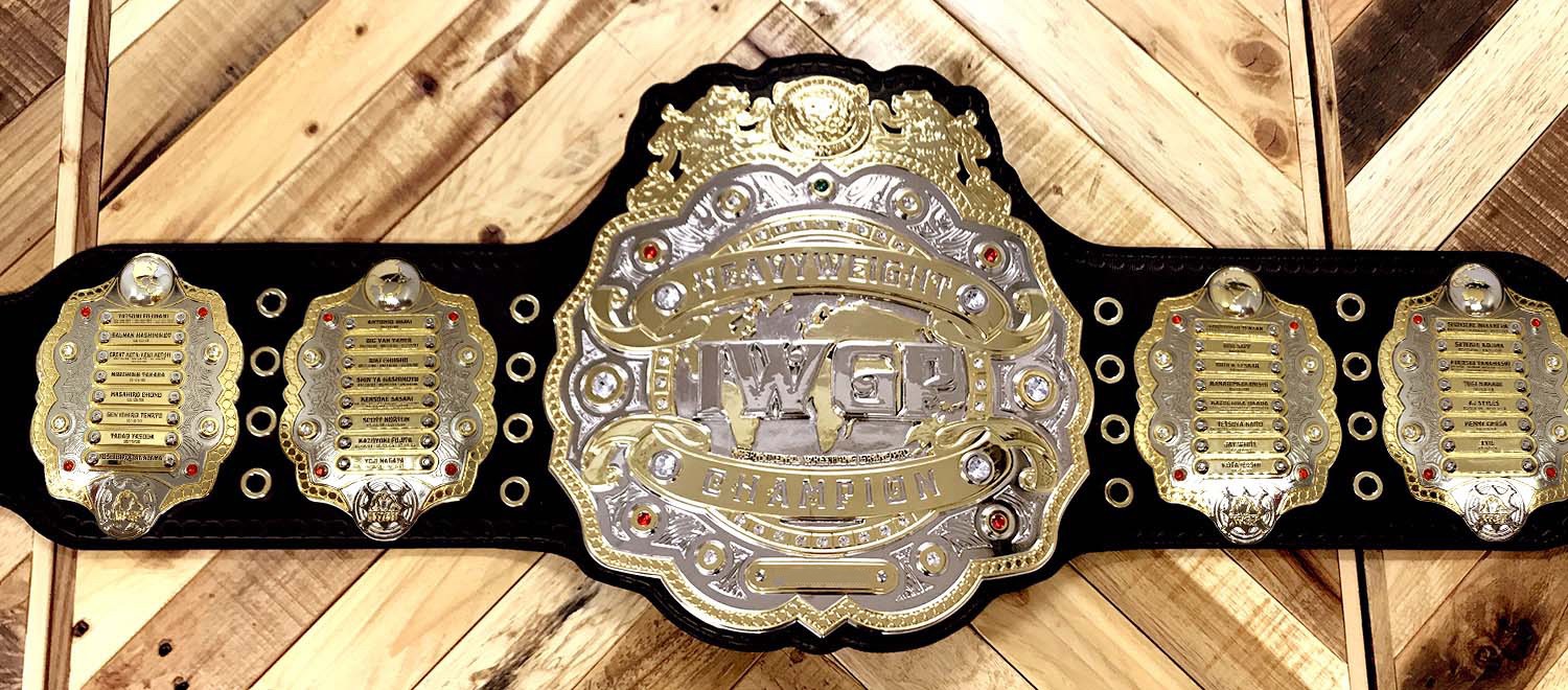 Pre-order : NEW JAPAN PRO-WRESTLING 4th Generation IWGP Heavyweight Championship Replica Belt 50th Anniversary Model (Standard Edition) by 16 directions
