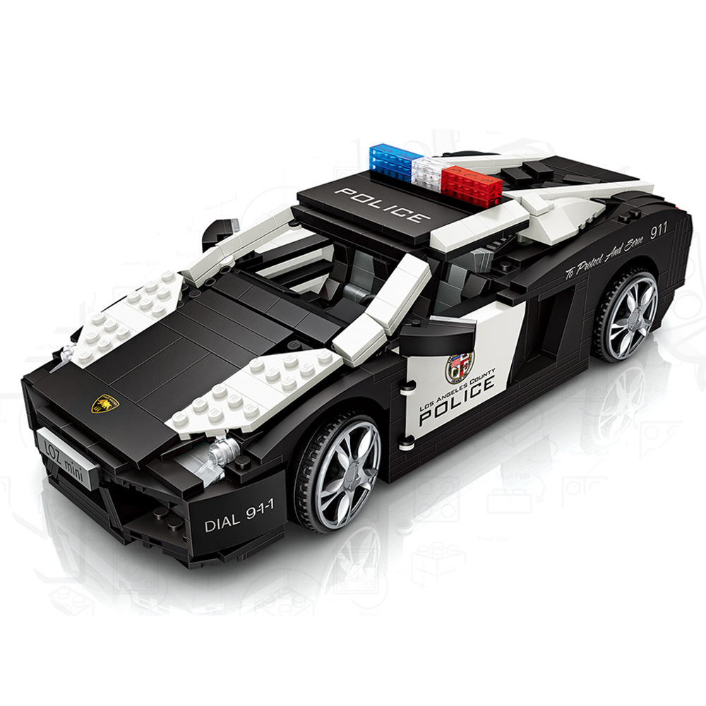 Loz 1113 Police Car 1005pcs