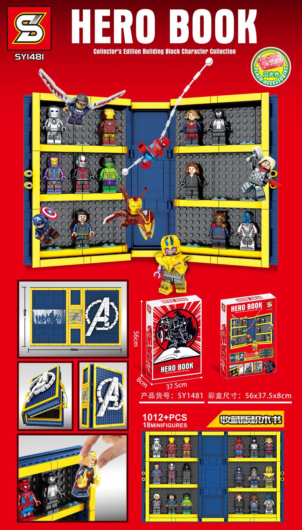 Sy 1481 Avengers Hero Book 1012pcs