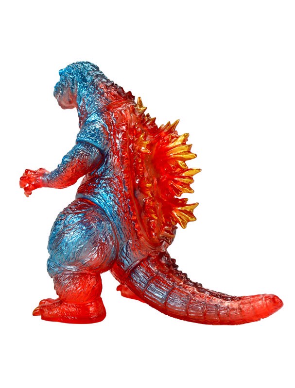 Godzilla - CCP Middle Size Series Godzilla EX Vol.5 Godzilla (2001) Retro Red Clear Ver. Soft vinyl by CCP (Lot JP)