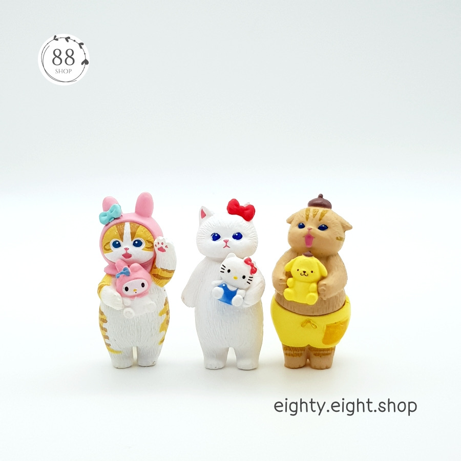 Mofusand x Sanrio Characters by Kitan Club (Set of 6)