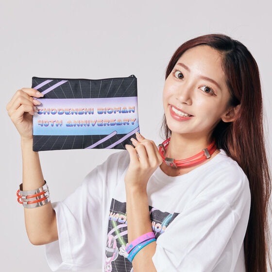 PRE-ORDER : Samurai Sentai Shinkenger Deformed / Choudenshi Bioman x AIKA ELECTRONICS Pouch