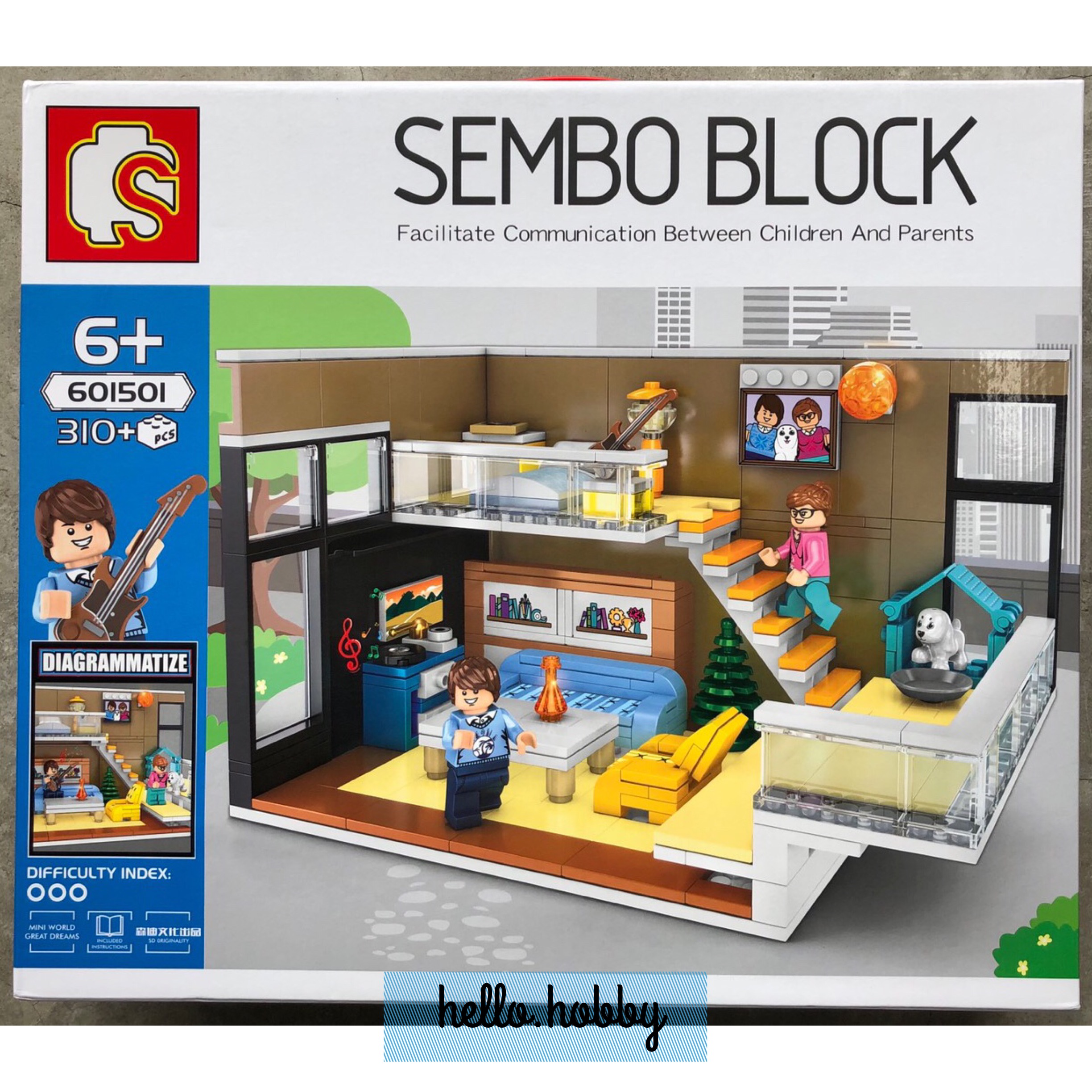 Sembo Block 601501 Simple life 310pcs