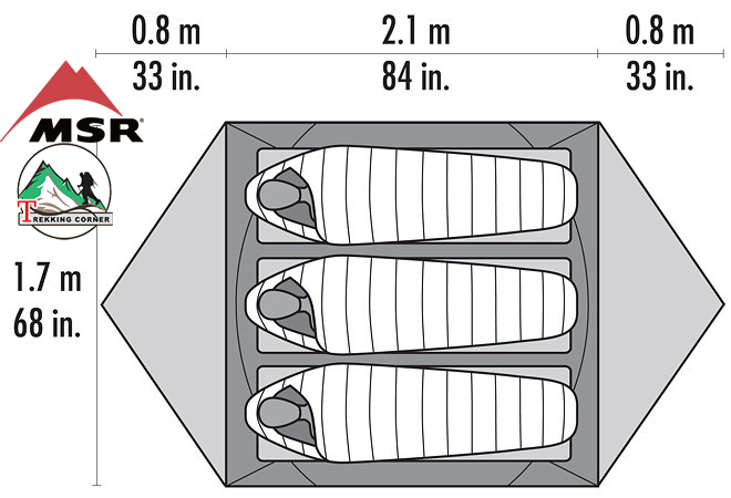 เต็นท์ MSR Mutha Hubba, V4