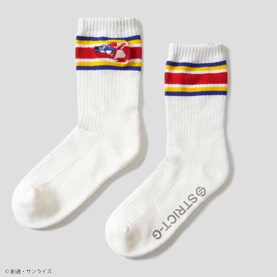 PRE-ORDER : STRICT-G graniph "Mobile Suit Gundam" Mid Socks