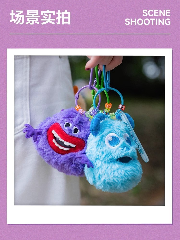พวงกุญแจ ที่ห้อยกระเป๋า Squichy - Monster University Plush Pinch Pendant by Mango Chaowan