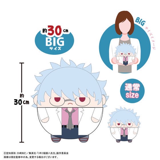 PRE-ORDER : 3rd Year Class Z Ginpachi-sensei Tenorin Collection / Fuwakororin M size , BIG / Kadochara