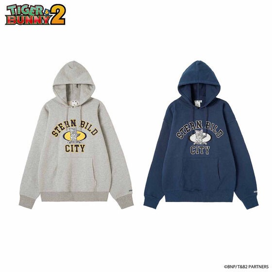 PRE-ORDER : X-girl × TIGER & BUNNY 2 STERN BILD SWEAT HOODIE