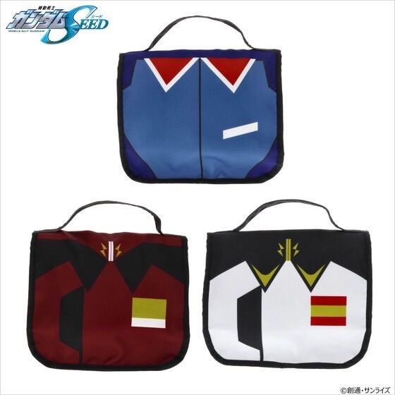 PRE-ORDER : Mobile Suit Gundam SEED Uniform Design Hanging Pouch (3 types)