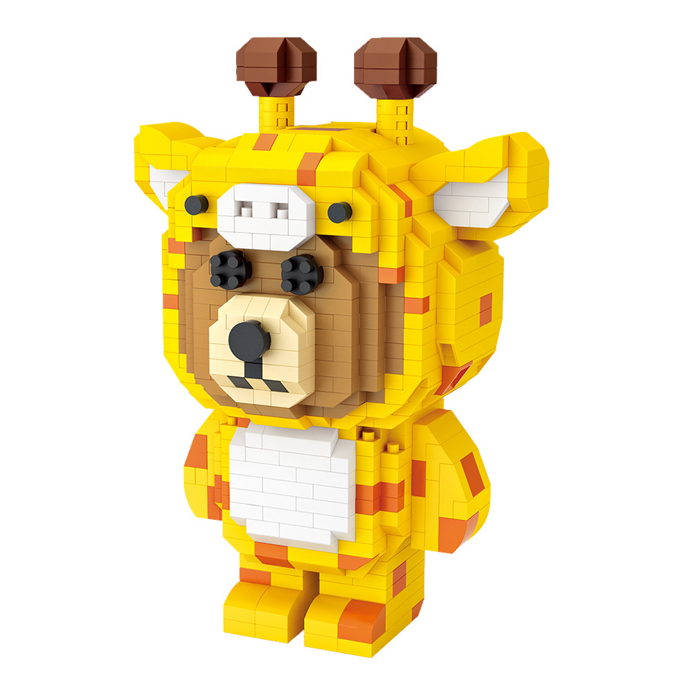 Loz 9231 Line Town Brown Cosplay 890pcs