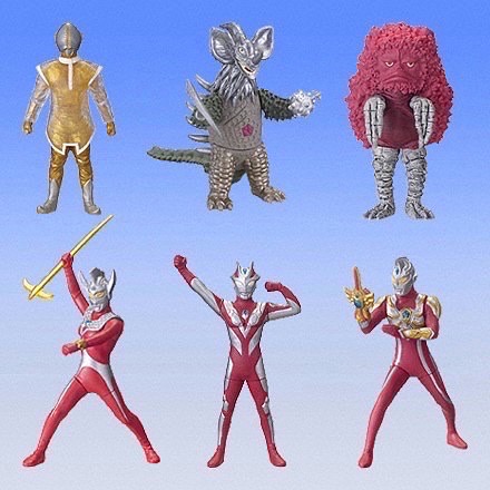 กาชาปอง อุลตร้าแมน HG Ultraman Part 46 ~Ultraman Max New Power Edition~ Gashapon by Bandai (Set of 6)