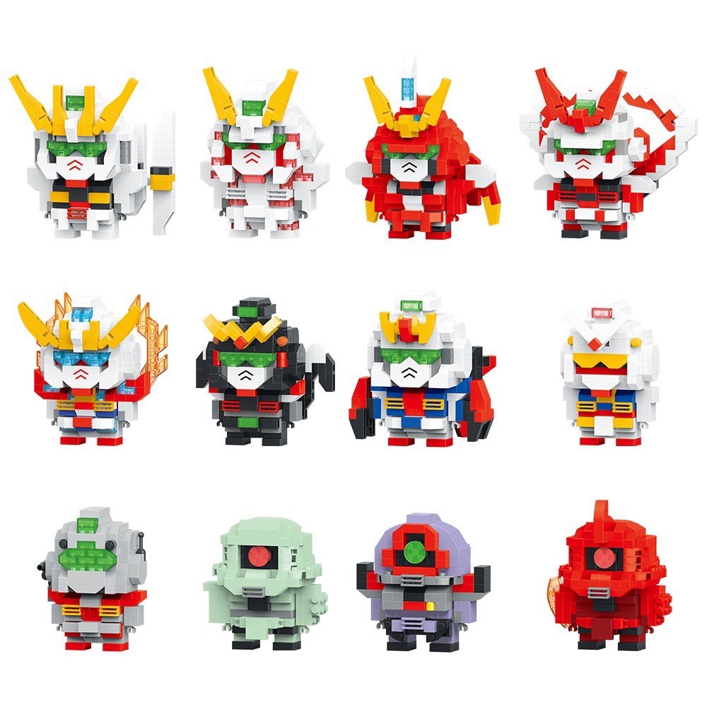 ตัวต่อนาโน Size M - Street Fighter & Gundam