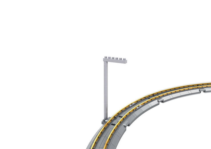 LOZ 9047 High Speed Train 660pcs