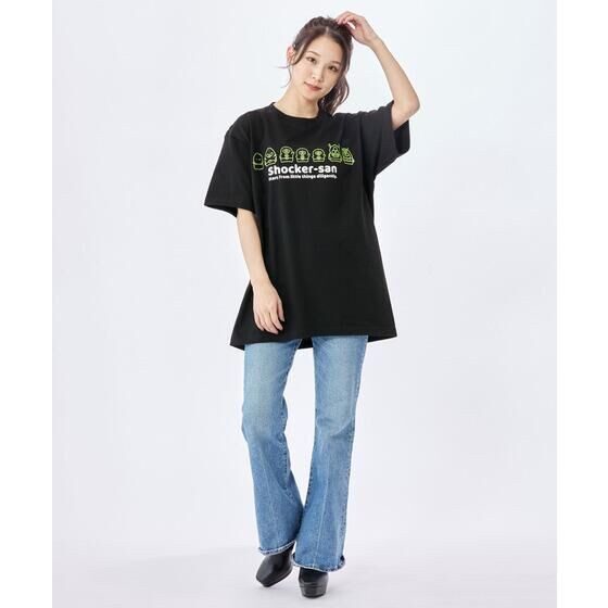 PRE-ORDER : Shocker-san at noon Shocker's T-shirt Lined Up