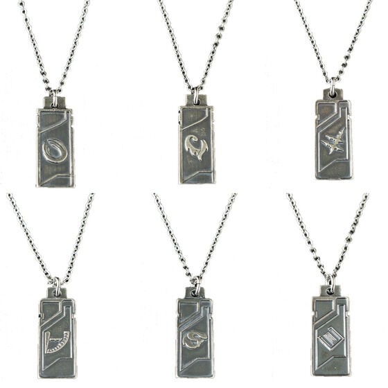 PRE-ORDER : Kamen Rider W Gaia Memory Silver925 Necklace (6 types in total)