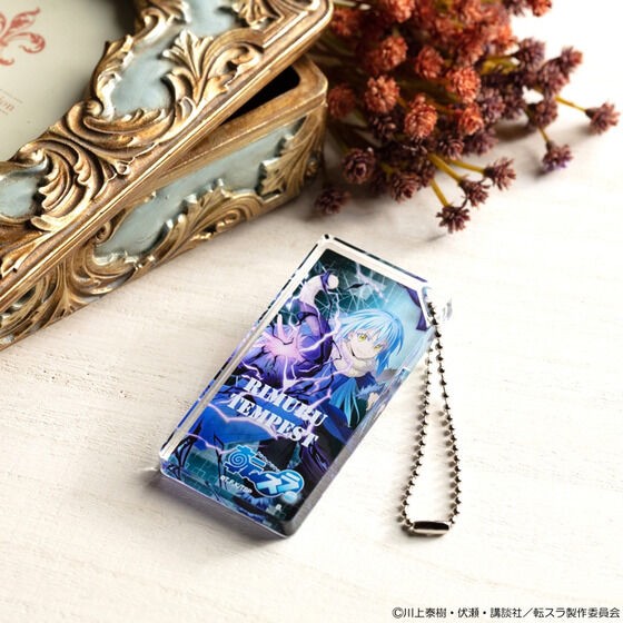 PRE-ORDER : [Hapikuro!] That Time I Got Reincarnated as a Slime: The Saga of How the Demon Lord and Dragon Founded a Nation Square Keychain (12 random types)