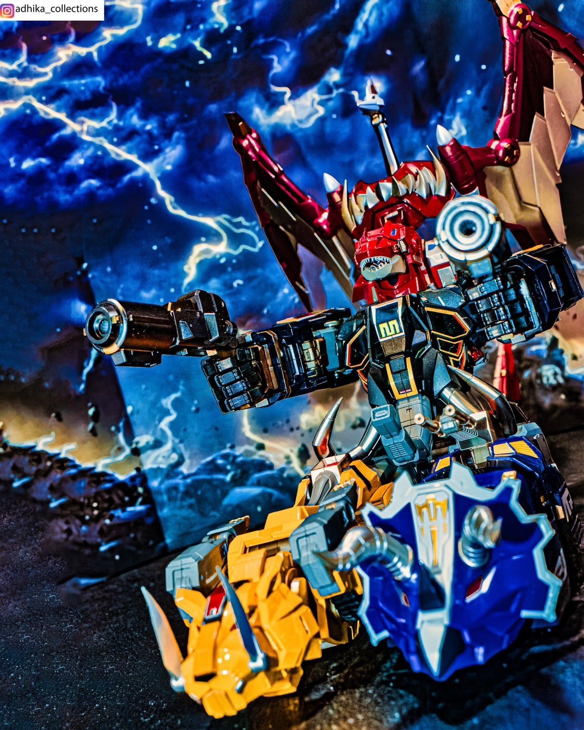 [Go! Kara Kuri Combine] Dino Megazord By Flame Toys