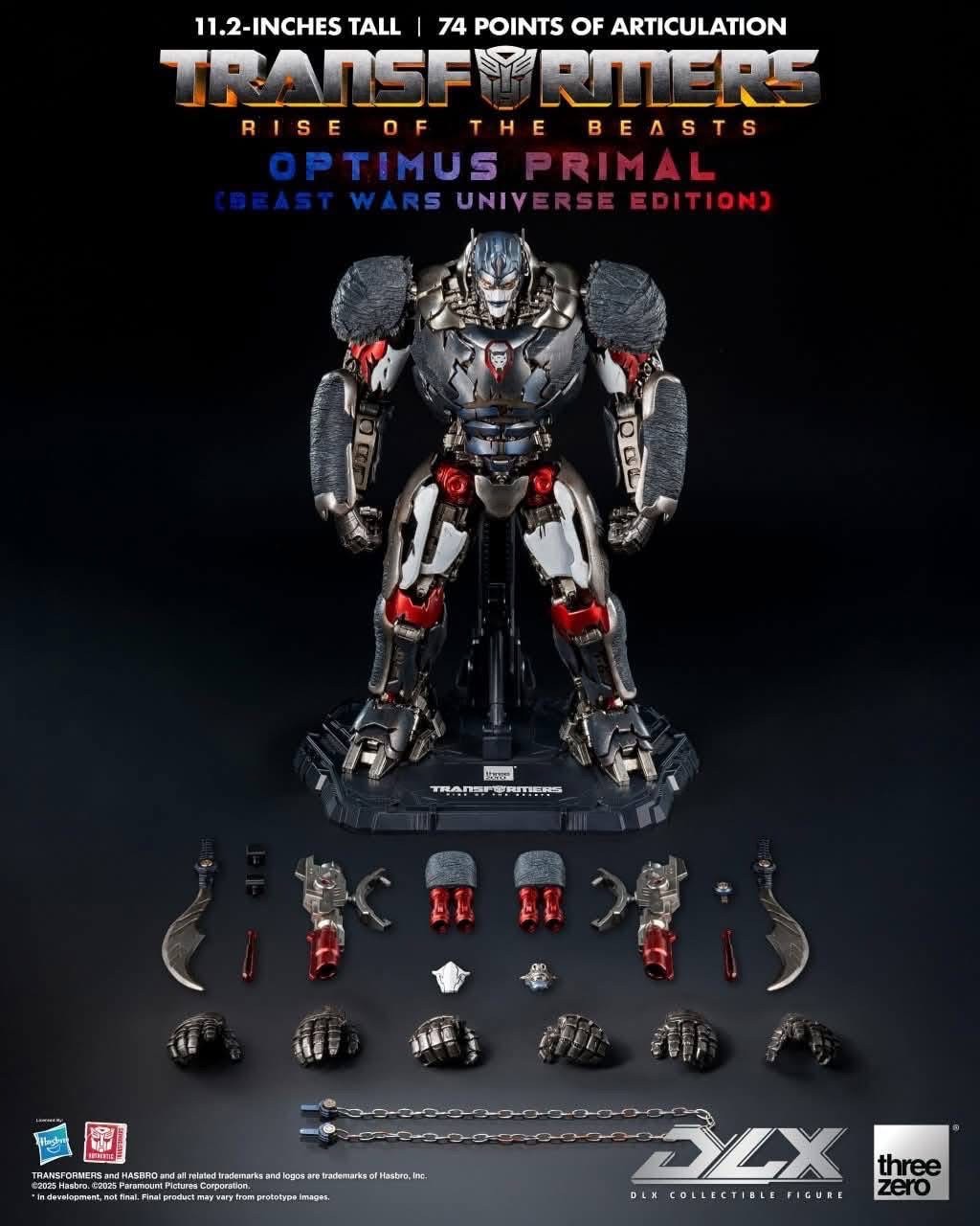 Pre-order : Transformers: Rise of the Beasts DLX Optimus Primal (Beast Wars Universe Edition) (Standard Ver.) by Threezero