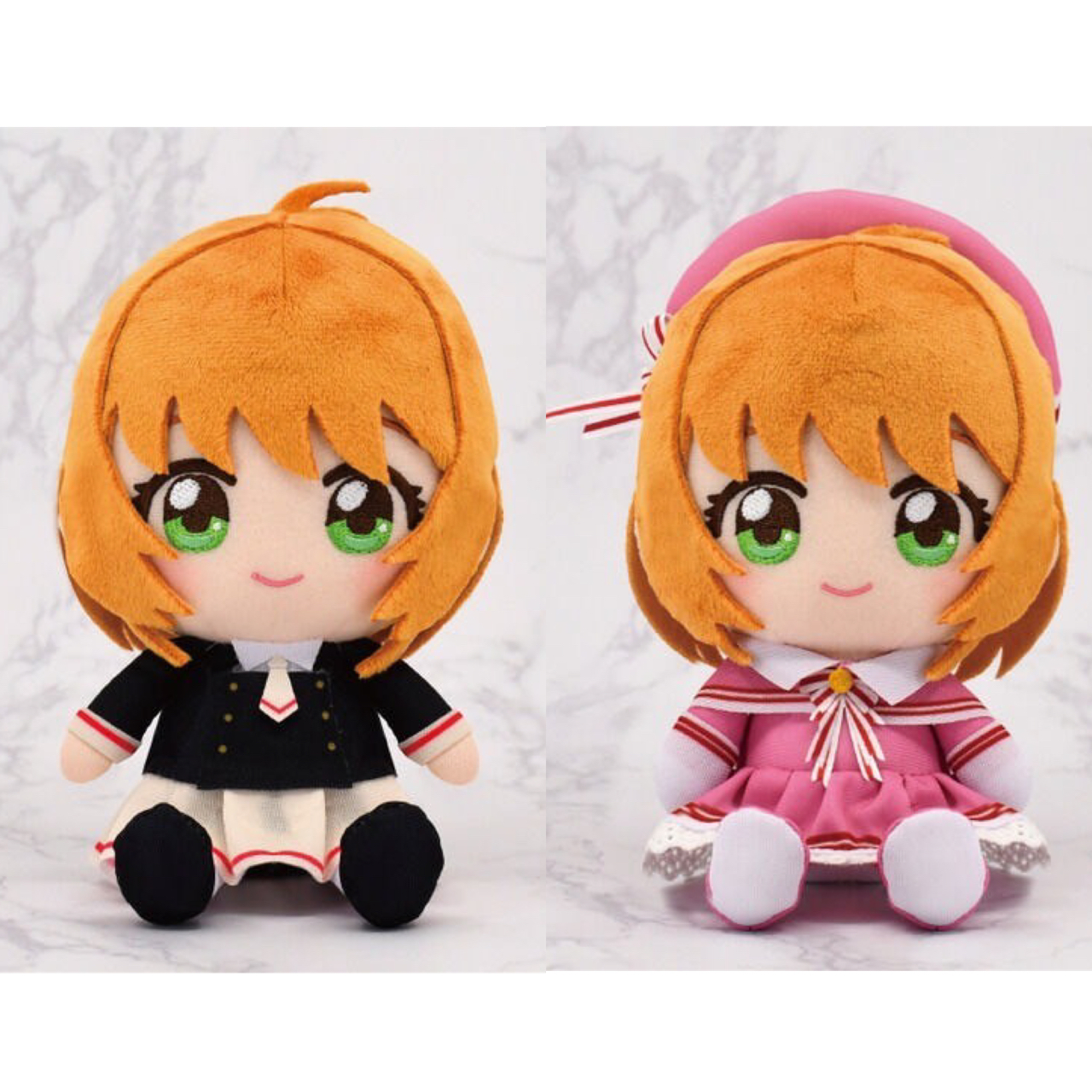 PRE-ORDER : Cardcaptor Sakura Chibi Plush Toy Sakura Kinomoto Uniform / Battle Ver.