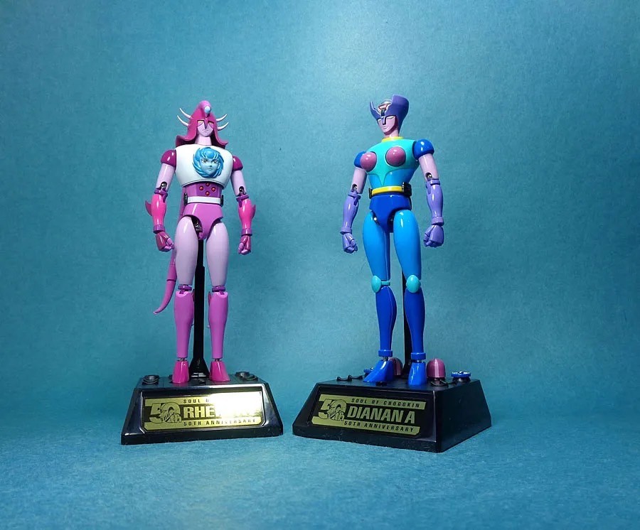 Soul of Chogokin - GX-108 Rhein X1 & Dianan A By Bandai