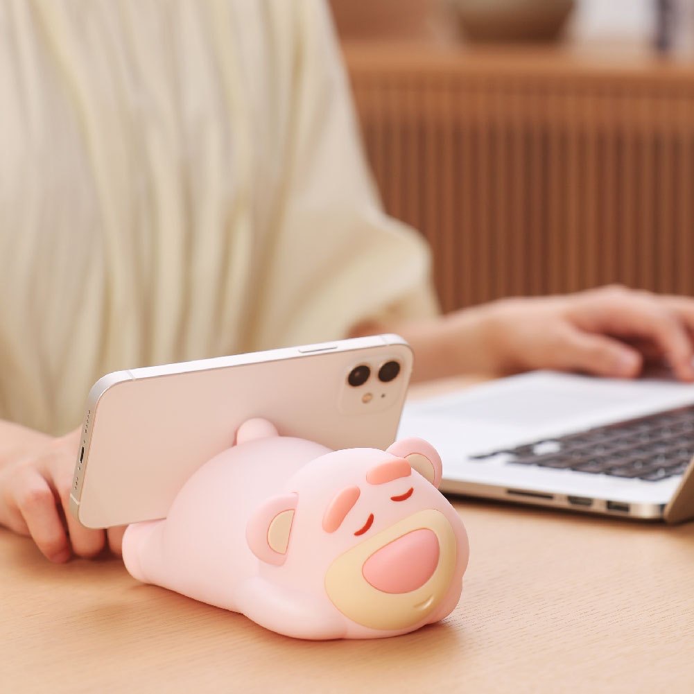 โคมไฟ ที่วางมือถือ ลิขสิทธิ์แท้ Toy Story - Look Out! Lotso Night Light LED Lamp and Mobile Holder