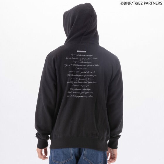 PRE-ORDER : Tiger & Bunny 2 Part 1 Subtitle Pattern Zip-up Hoodie