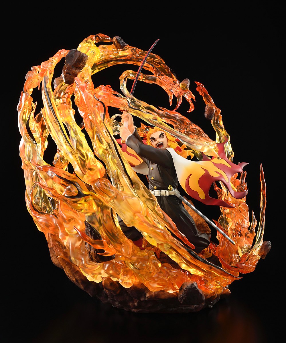 Pre-order : Kyojuro Rengoku DX Ver. 1/8 Scale Figure By BellFine (Reproduct)