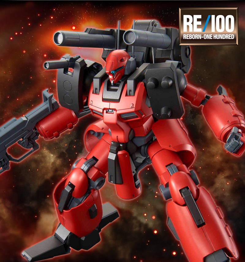 PRE-ORDER : RE/100 GUNCANNON DT [Z-MSV VER.] PLASTIC MODEL
