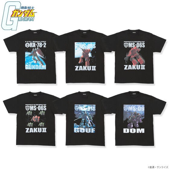 PRE-ORDER : Mobile Suit Gundam Full Color T-shirt 4th
